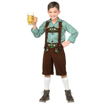 Bayerisches Lederhosen-Kostüm für Jungen
