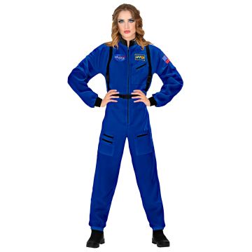 Blaue Astronautenkostüm für Damen