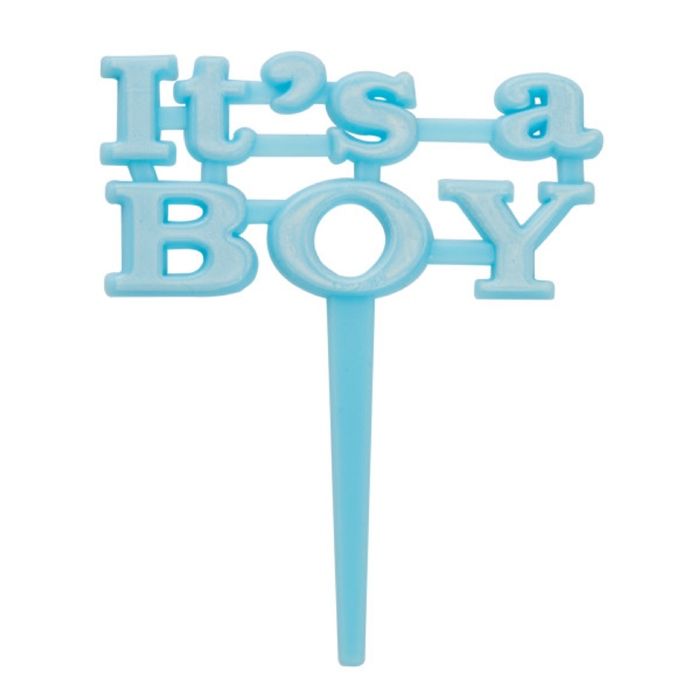 "Its a boy" Kuchendekoration blau 8x
