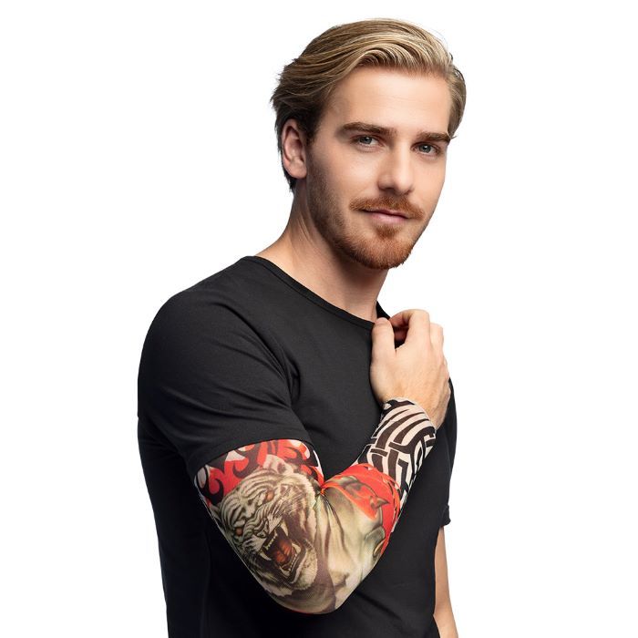 Tiger Tattoo-Ärmel aus Nylon - Einheitsgröße