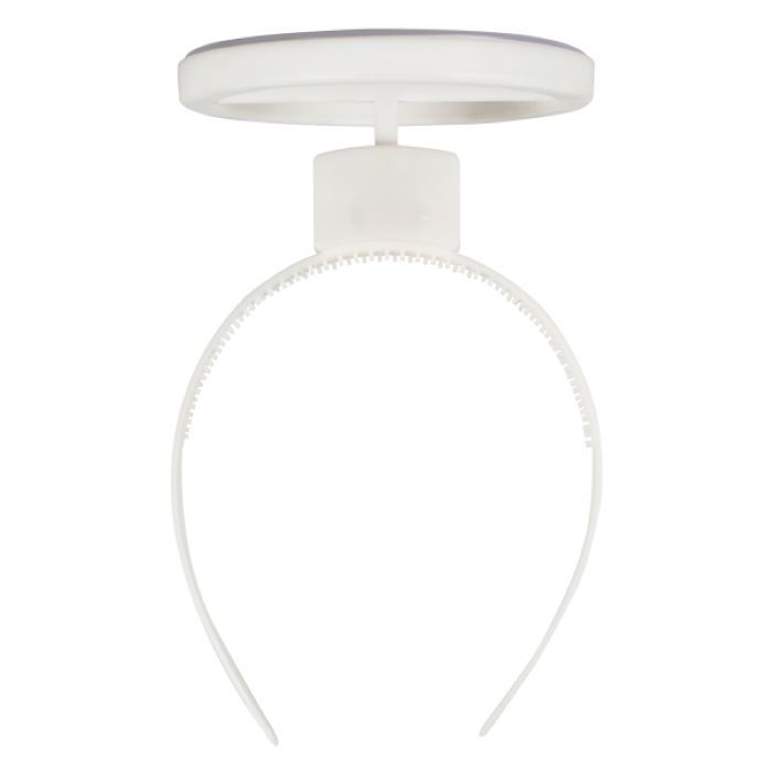 Engel leuchtende Glorie Haarband weiß - 20x15,6 cm