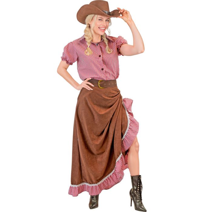Cowgirl-Kostüm für Damen - 3 Teile
