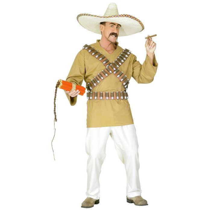 Mexikaner-Banditenkostüm - 5 Teile