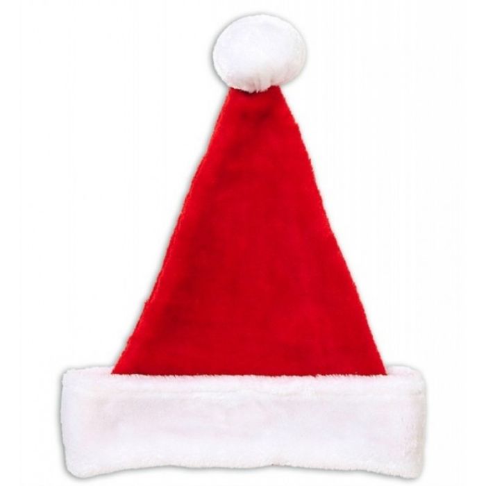 Weihnachtsmütze Plüsch Deluxe 35 cm