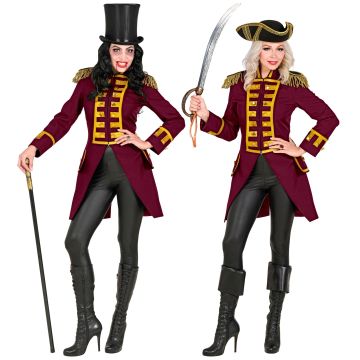 Bordeaux Paradejacke für Damen