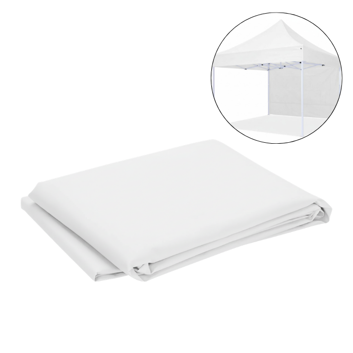 Seitenwand für Pavillon 3x2 m weiß