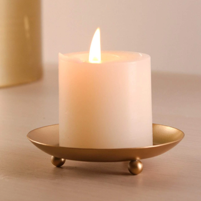 Kerzenhalter gold - 10 cm