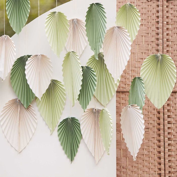 Palmeblätter Hintergrund 25x