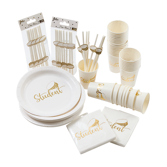 Goldbasis-Abiturfeier-Eltern-Dekorationspaket