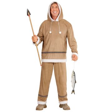 Eskimo Kostüm für Herren mit Anorak