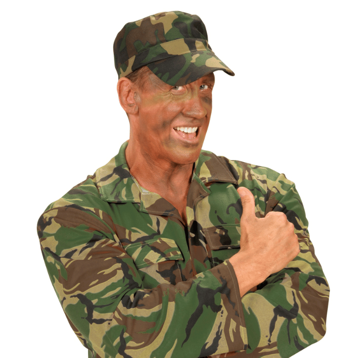 Militärmütze - Einheitsgröße