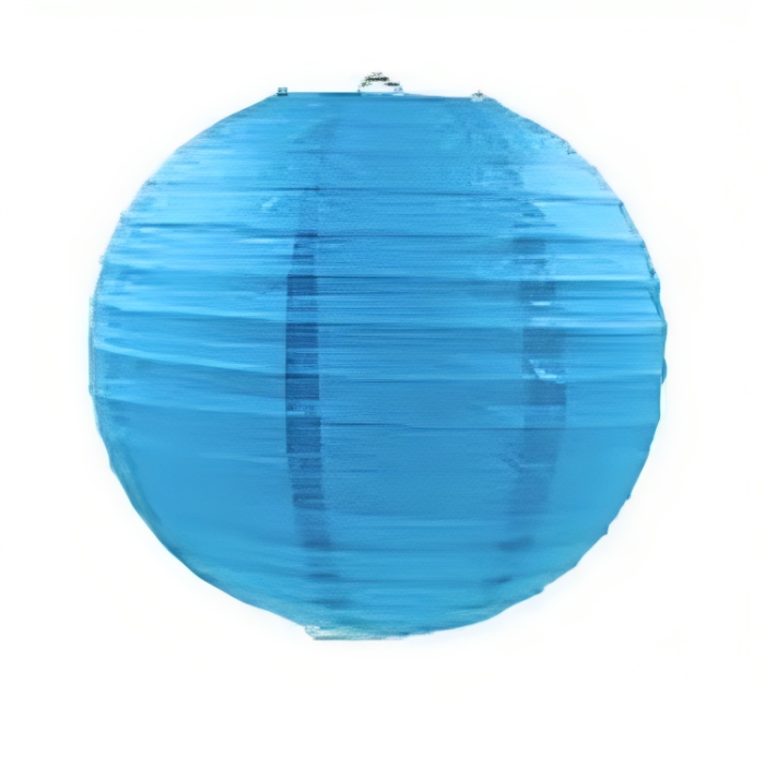 Blaue Papierlaterne 40 cm
