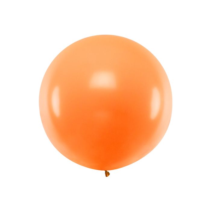 Riesiger orangefarbener Ballon - 1 Meter 