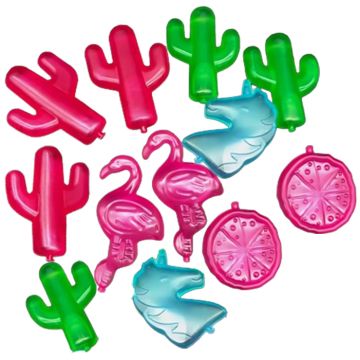 Tropische Dekorationsfiguren 12x