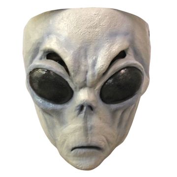 Graue Alienmaske