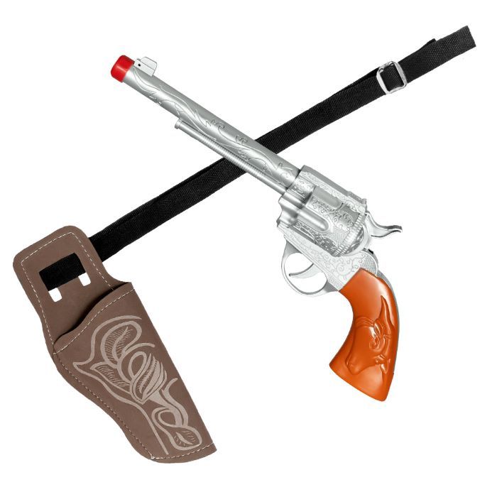Cowboy-Set mit Pistole und Holster - 3 Teile