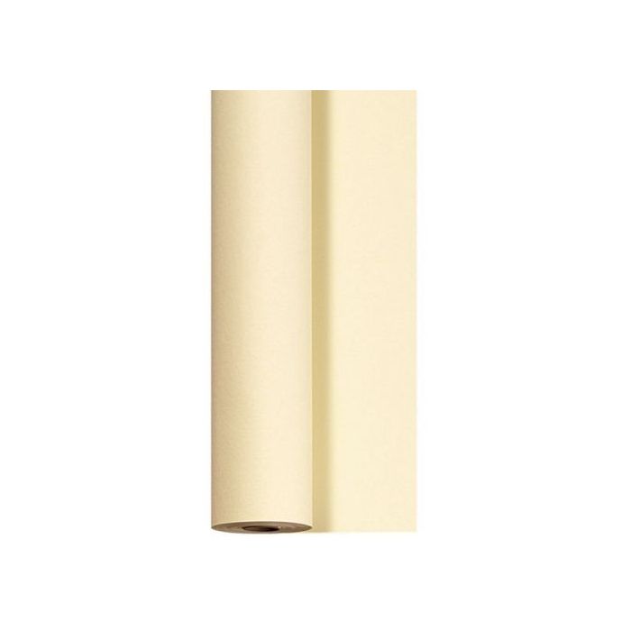 Creme Tischdecke deluxe aus stoffähnlichem Material 1,2 x 25 Meter