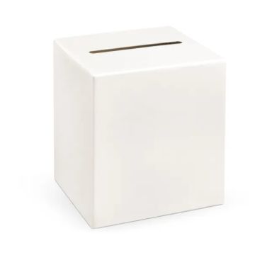 Box für Karten cremefarben 24x24x24 cm 