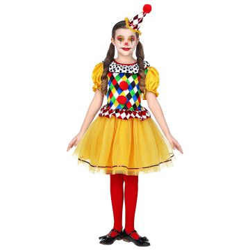 Clownkostüm mit Tutu für Mädchen