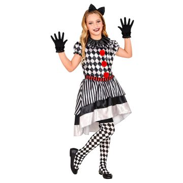 Klassische Harlekin-Kleid für Mädchen
