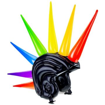 Aufblasbarer Helm Stacheln