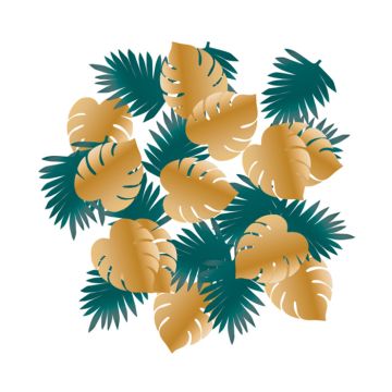 Monstera und Palmkonfetti - 14 g