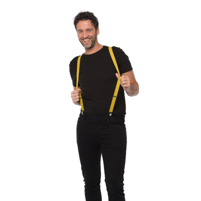 Gelbe Hosenträger Einheitsgröße Unisex