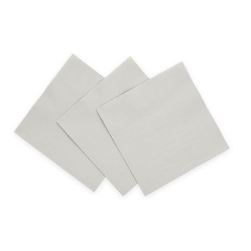 Silbergraue Servietten 20x - 33x33cm