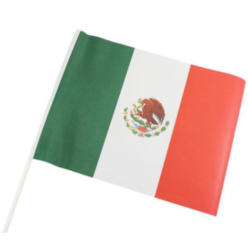 Mexikanische Papierflagge 10x