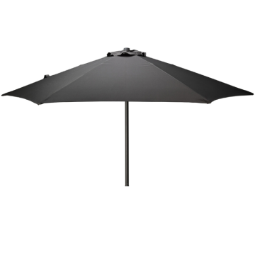 Dunkelgrauer Sonnenschirm Ø230 cm