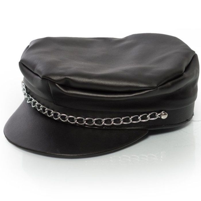 Bikerhut deluxe schwarz unisex