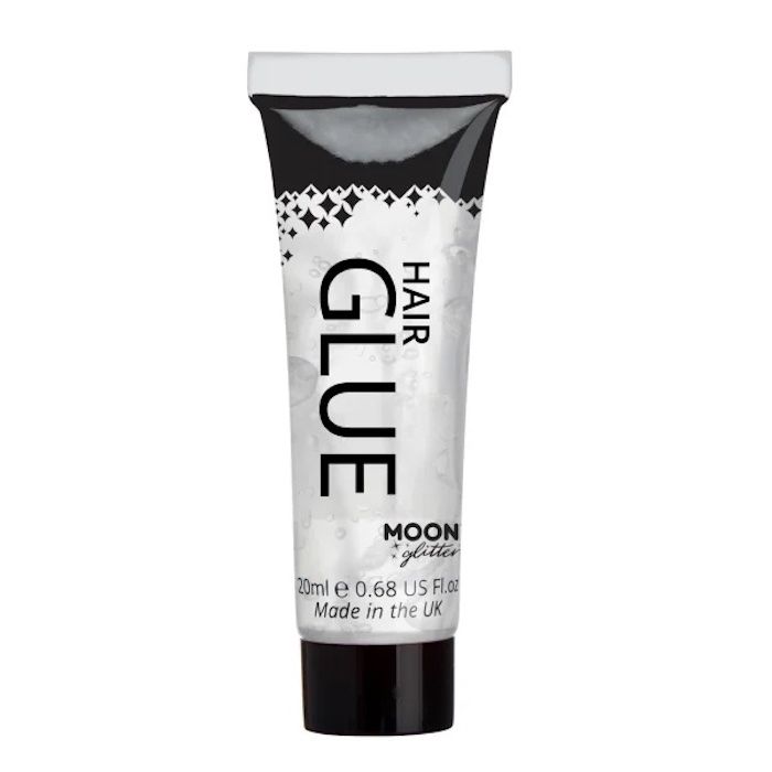 Moon Creations glimmer hårlim gennemsigtig - 20 ml