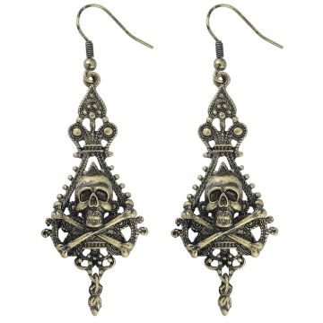 Kranis Piratenskelett-Ohrringe Set