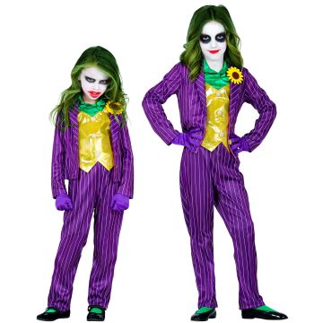 Fieses Clownkostüm für Mädchen
