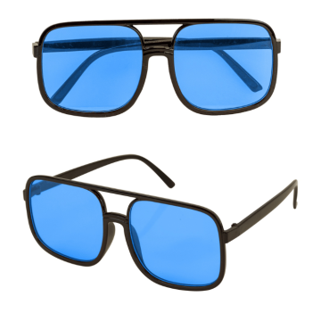 Blaue Hip Hop Brillen