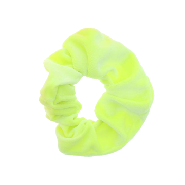 Neon UV Scrunchie Gelb