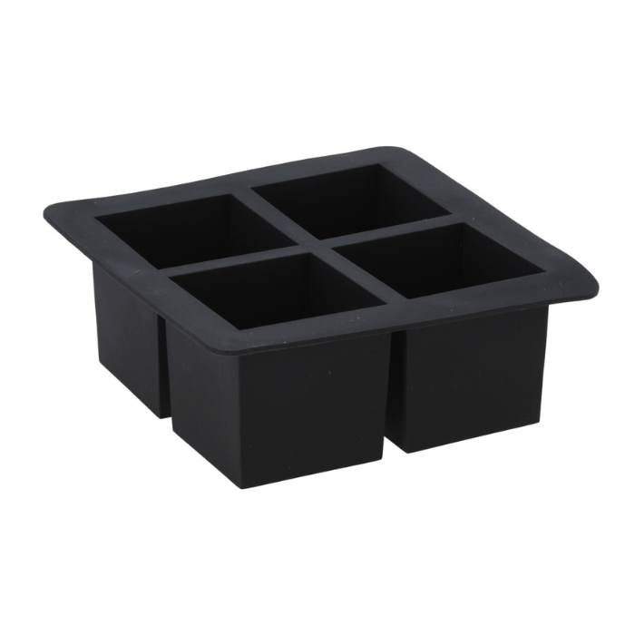 Gummieiswürfelform für 4x 6x6x6 cm Eiswürfel