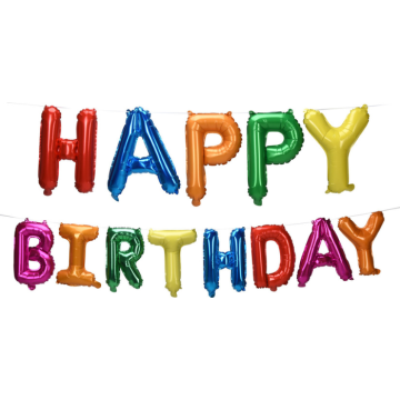 Happy Birthday Folienballon 36x22 cm