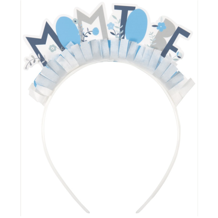 Haarreif Mom to Be blau