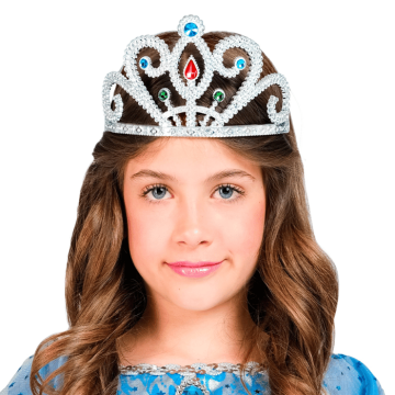 Silberne Tiara für Kinder
