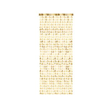 Goldenes Weihnachtsbaum-Backdrop 100x245 cm