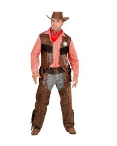 Cowboy-Sheriff-Kostüm - 4 Teile