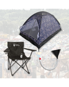 Festivalpaket für 1 Person Premium – FRIGG Zelt, Festivalstuhl u.a.