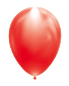 Roter LED Ballon 5x - 26 cm