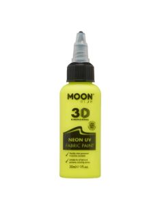 Neon UV Textilfarbe Gelb - 30 ml