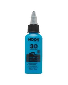 Neon UV Textilfarbe Blau - 30 ml