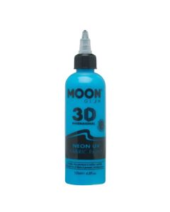 Neon UV Textilfarbe Blau - 125 ml