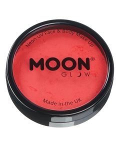 Neon UV Gesichts- und Körperfarbe Rot - 36 g