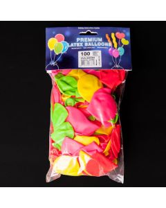 UV Ballons Bunt 100x - 25 cm 