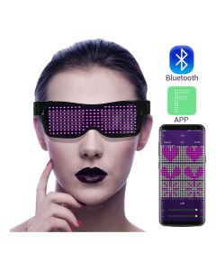 LED Bluetooth Brille - Blau